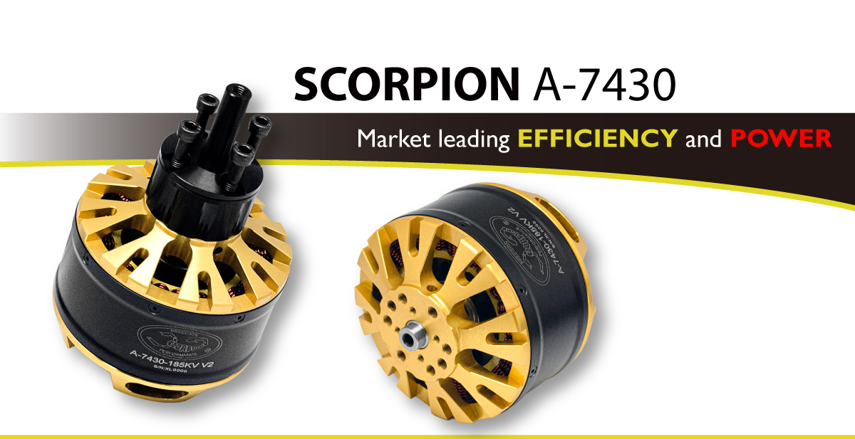 Scorpion A-7430-185kv (V2) - Scorpion Power System